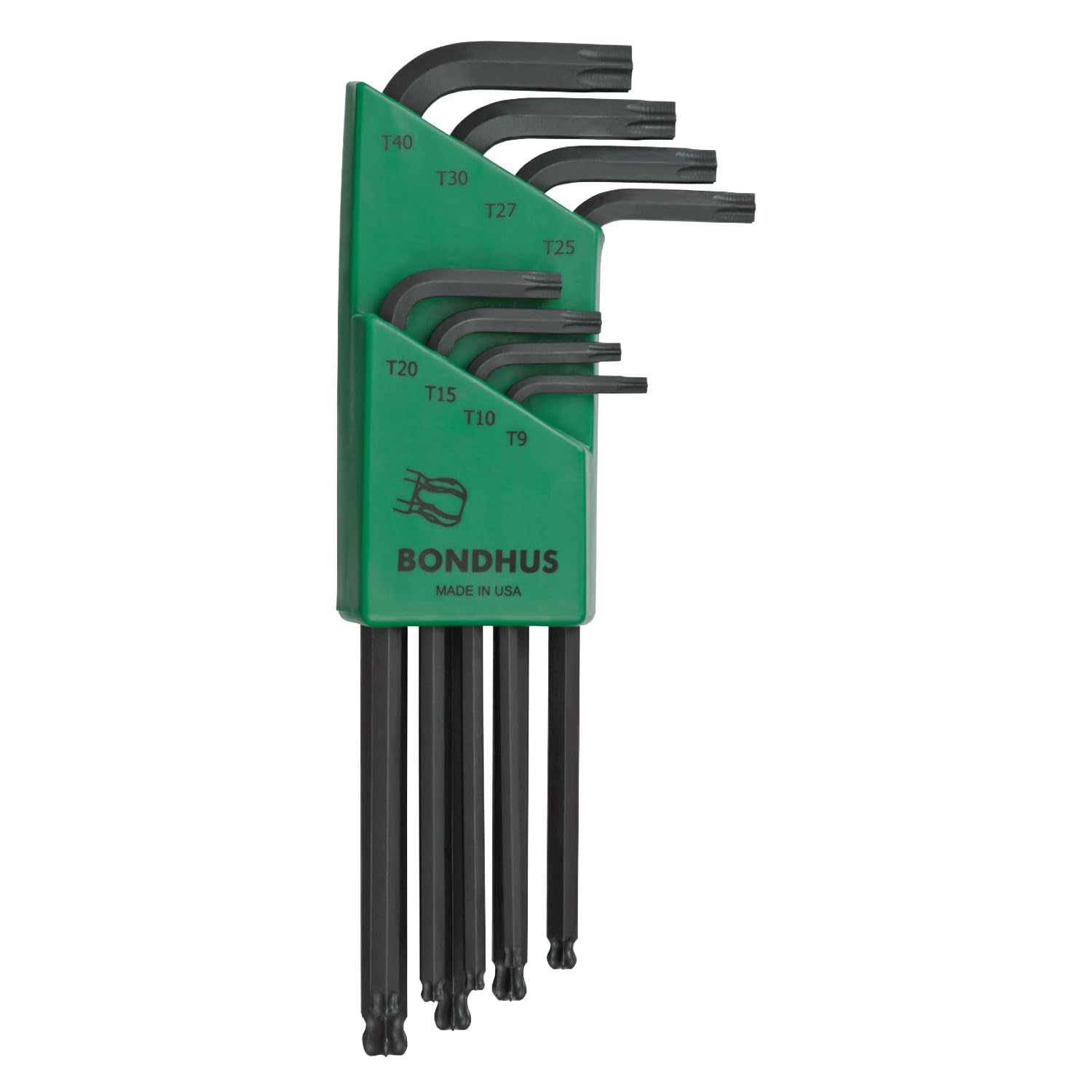 Bondhus, LTX8 BALLEND TORX 8PC Set T9-T40, 11332