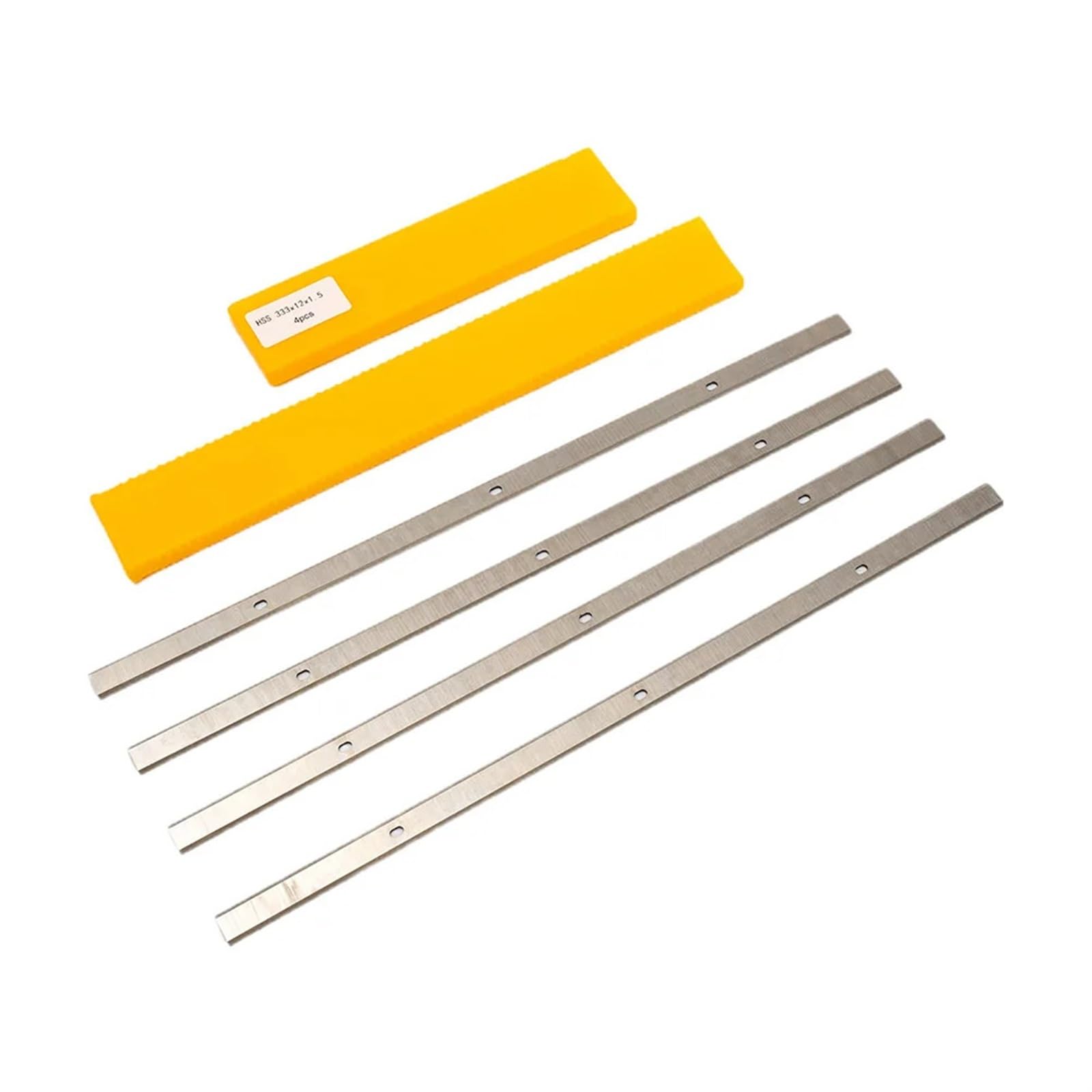 4 unids/set 333x12x1,5mm cuchillas cepilladoras portátiles de acero de alta velocidad compatibles con Metabo DH330 DH316 juego de doble filo nuevo y