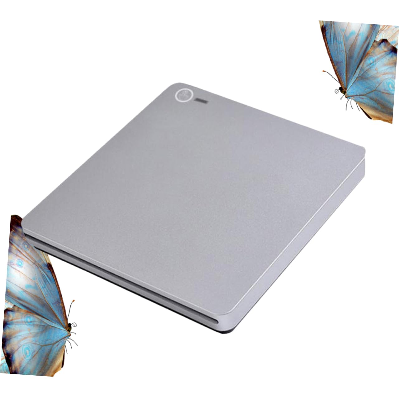 Angoily Registratore Dvd C Ultra Sottile E Leggero Masterizzatore Esterno 30 Doppia Interfaccia Argento