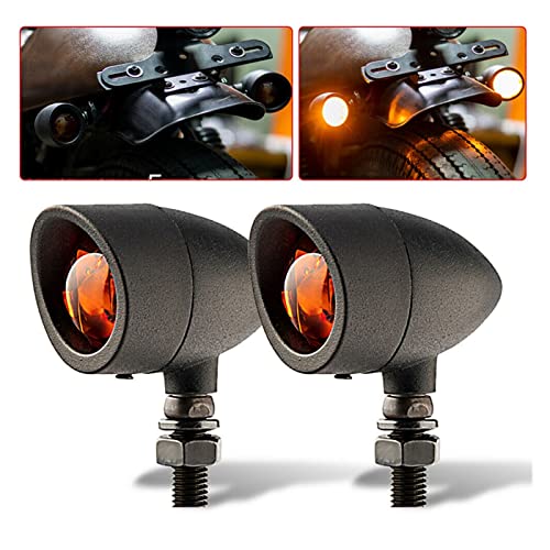 Clignotant clignotant lumières LED noir 10mm pour finitions Bobber