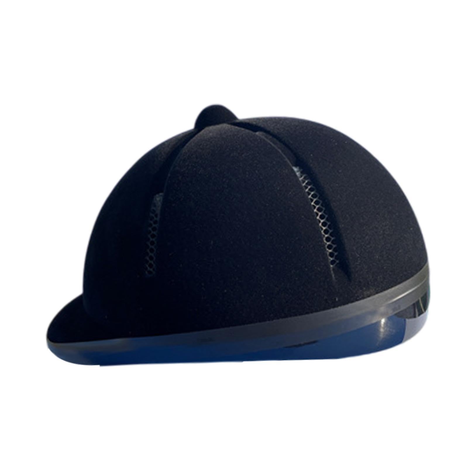 Casco Equestre Bambini Casco Ventilato Regolabile Imbottitura Removibile Struttura Compatta Materiale Pvc Leggero Adatto per Equitazione Ciclismo Patt
