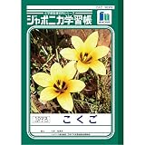 ショウワノート 学習帳 ジャポニカ 国語 10マス 十字補助線入り B5 5冊パック JL-8*5