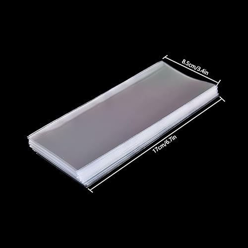 Miniatura 2 de YASUOA 100 soportes de papel transparente para dinero, fundas protectoras de billetes, estuche de exhibición de colección de dinero, fundas de