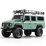 ラジコン オフロード ラジコンカー RCカー リモコンカー ホビー KITセット 自分で組み立て 電子部品を含まない 四輪駆動 合金ボディシェル 金属衝撃吸収 金属ガーダー 1/18スケール LED付き 完全比例制御 プレゼント 誕生日 プレゼント 贈り物 ギフト 子供向け 大人向け 父親 彼氏 男の子 小学生 中学生 MN111 グリーン（電子部品を含まない）