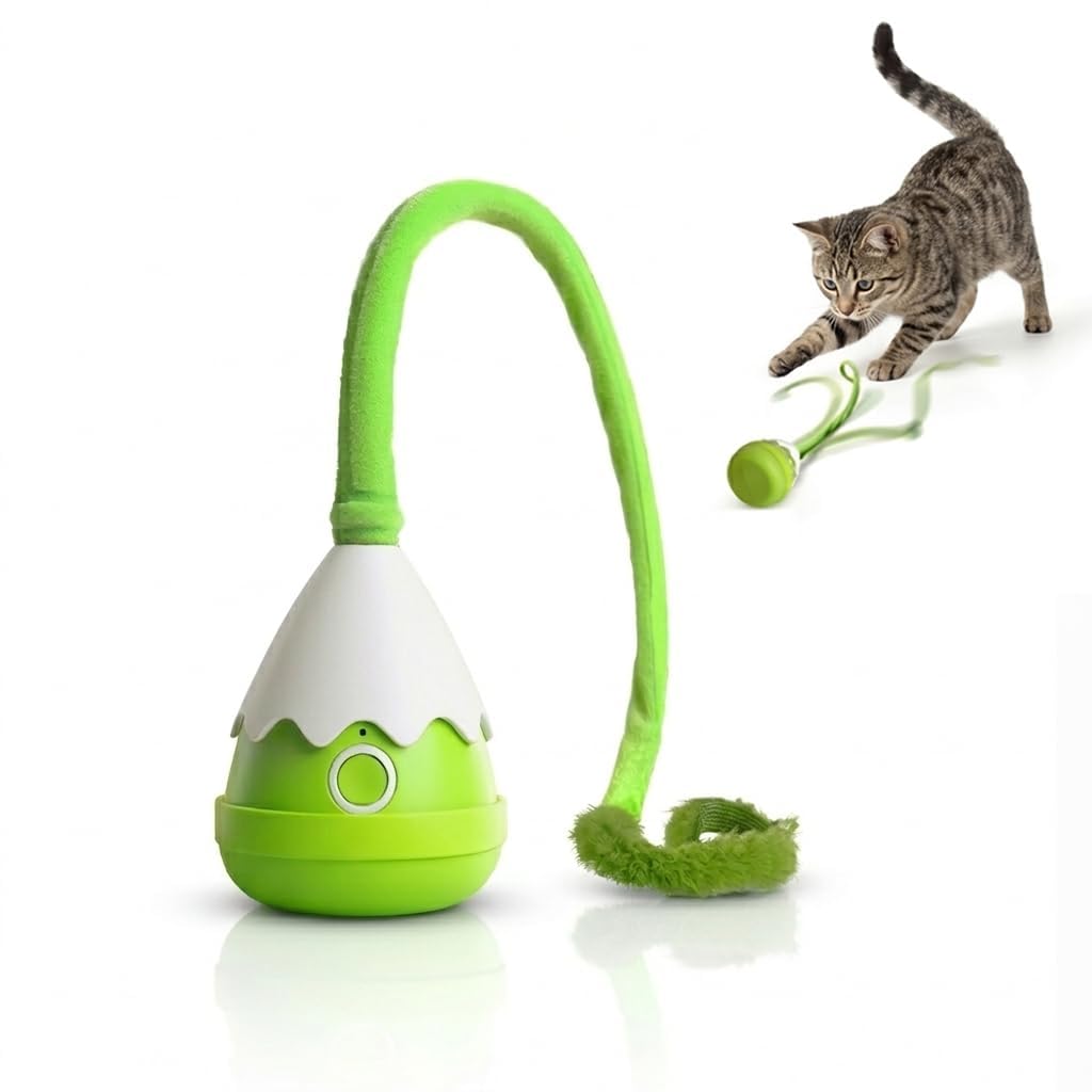 Speedy Panther Interactive Automatic Rotating Ball Cat Toy, 360° Spin