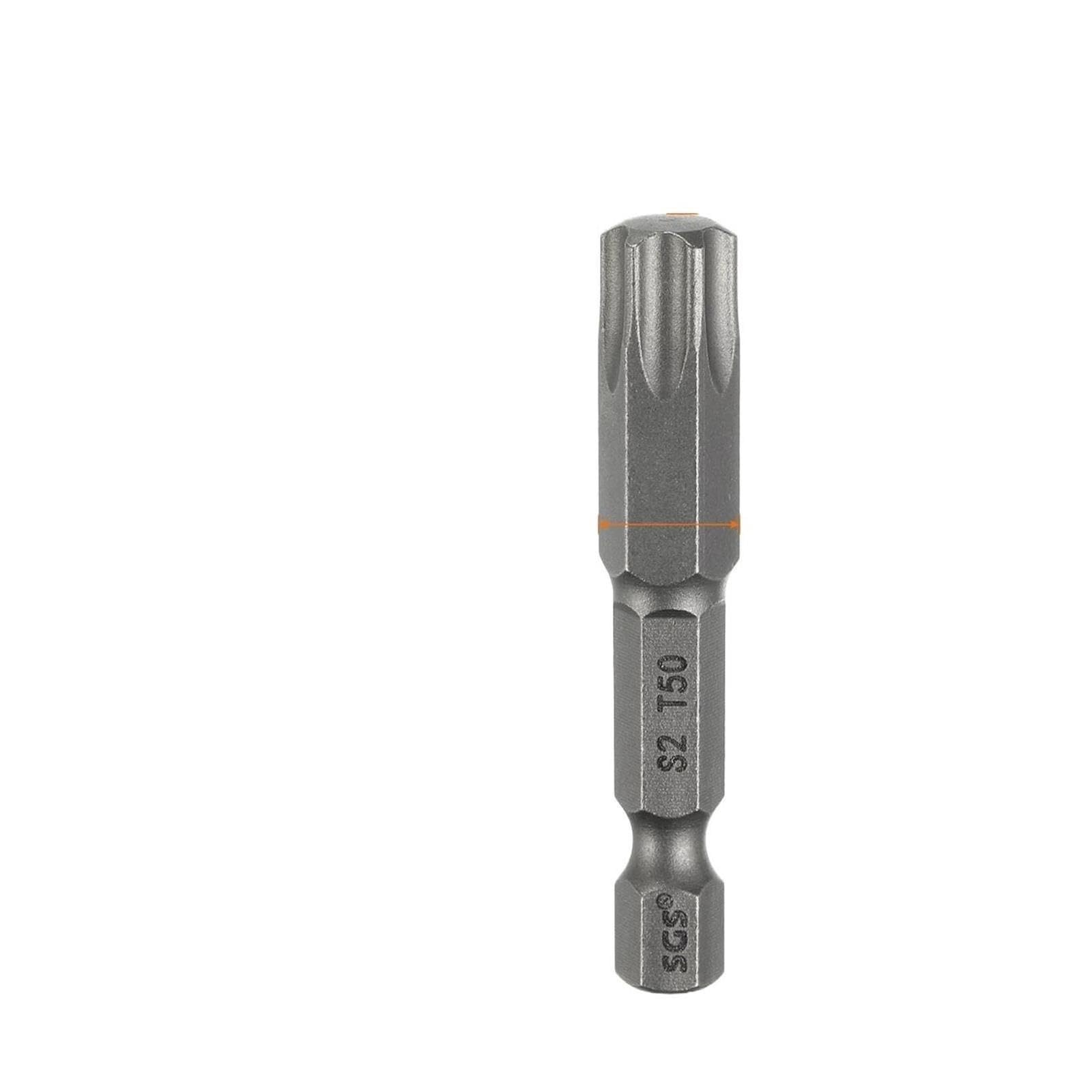 1/3/5 sztuk wkrętak T5-T50 chwyt sześciokątny 50mm magnetyczny