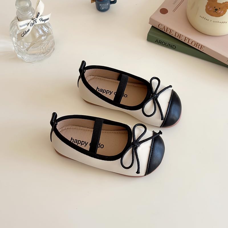 Girls Mary Jane Bow Dress Shoes – Soft Sole Flats for School, Party & Weddings3