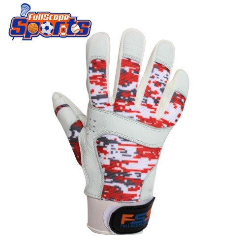 FullScope Sports Pro Super Grip Softball Baseball Batting Gloves for Youth Boys