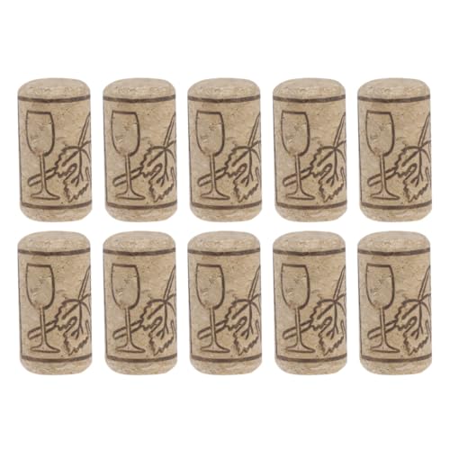 100 tapones de corcho elástico para botellas de vino y decoración de cocina 2