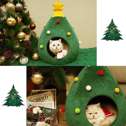 Maison pour chat épaisse en coton isolant couchage haute qualité