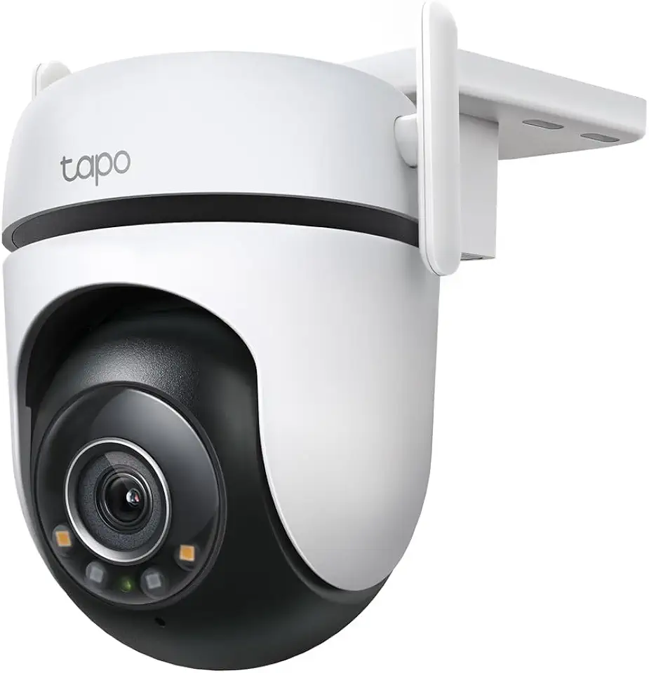 Tapo C520WS - Câmera de vigilância Wi-Fi externa 360°, resolução QHD 2K, visão noturna colorida Starlight, detecção de IA múltipla, rastreamento de movimento, IP66