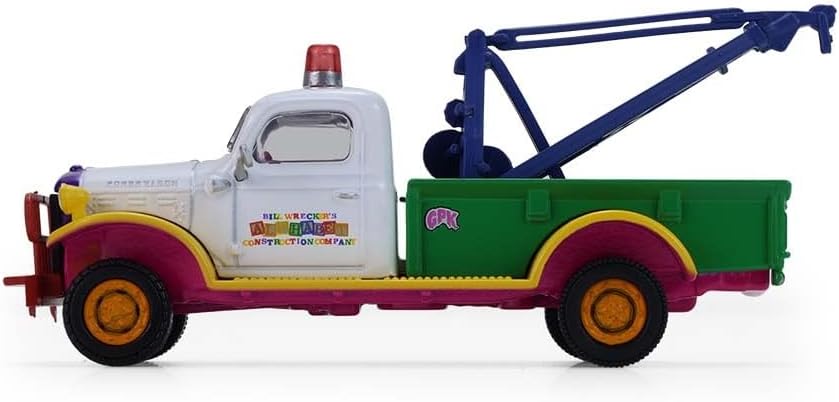 Greenlight Collectibles 54120-C | 1:64 Garbage Pail Kids Series 8-1945 Dodge Power Wagon Wrecker - Wrecking Bill with Exclusive GPK Collector Sticker image 5