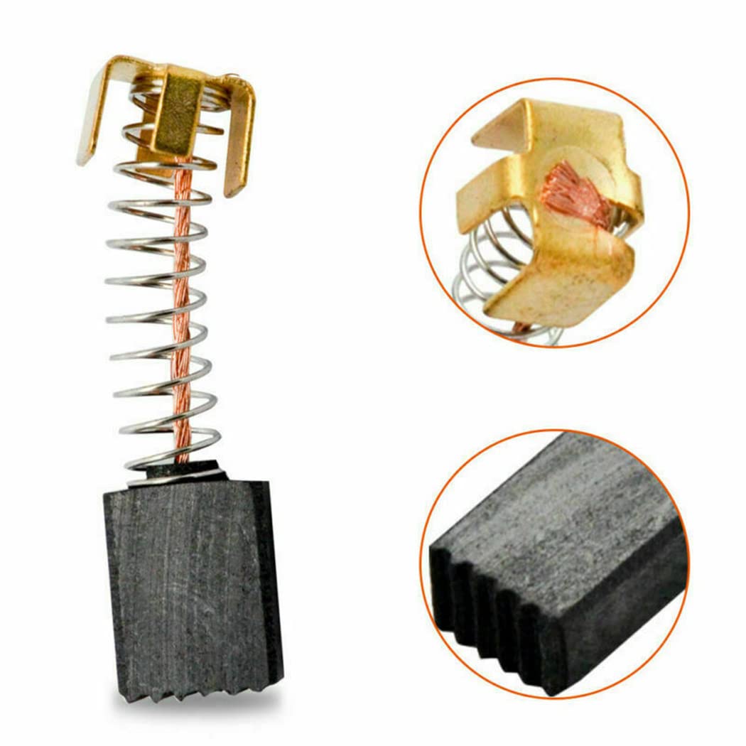 10 Spazzole A Carbonio CB459 Per Smerigliatrici Angolari - Ricambio Per GA4530R, GA4534, JS1000 - Foto 10