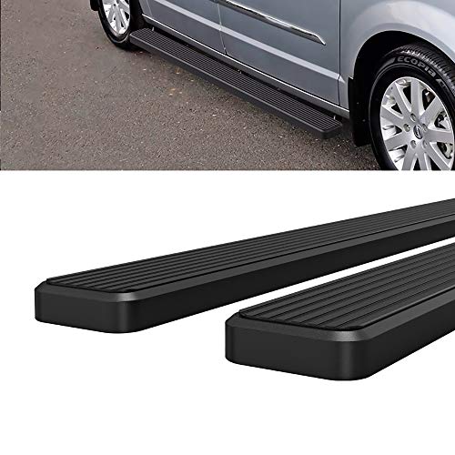 Estribos aceros HD Ridez negro 5in Dodge Grand Caravan miniatura 4