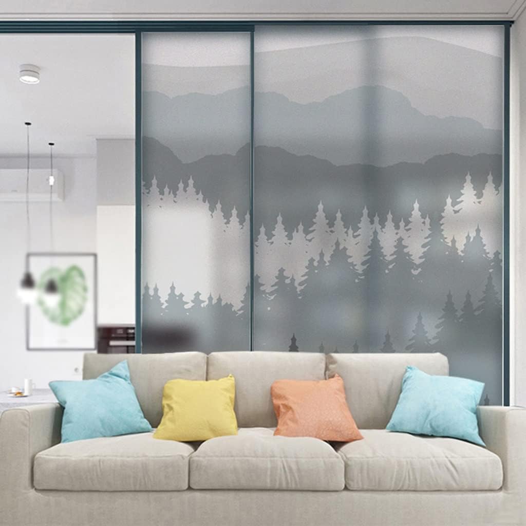 CHICKEN Window Privacy Film Home Bathroom Glass Stickers Frosted Window Stickers Blackout Window Film Window Stickers Decorative Window Stickers Decorative Window Film(70 * 120 cm)