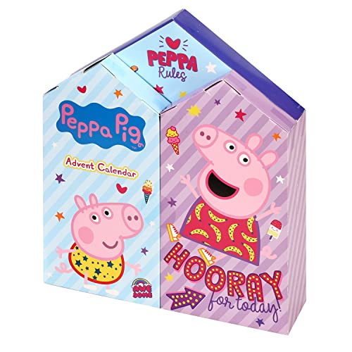 Templar Peppa Pig Advent Calendar Creative Art & Craft Stationery Set Kids Xmas Christmas Countdown Xmas Fun, Multicolor