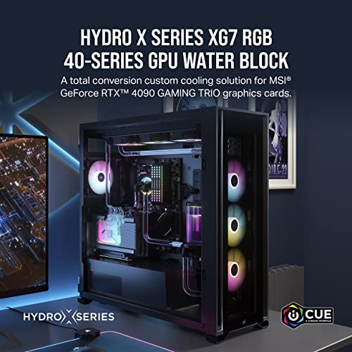 Corsair Hydro X Series XG7 RGB 4090 GAMING TRIO GPU Water Block, For MSI GeForce RTX™ 4090 GAMING TRIO Cards - Image 2