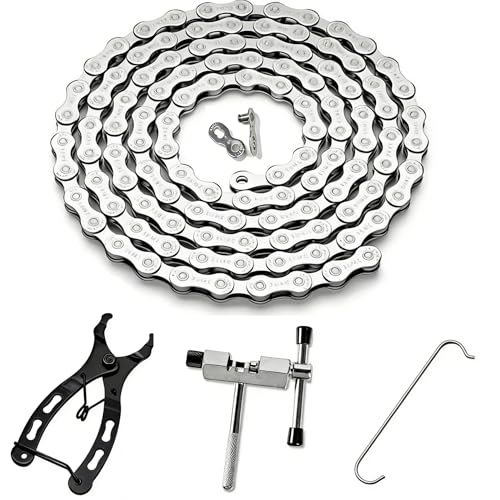 Bike Chain Kit, 6/7/8 Speed Chain Tool & Bicycle Chain
