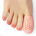 Hoogoo Big Toe Cap Support, Beige Breathable Toe Protector 10 Pack