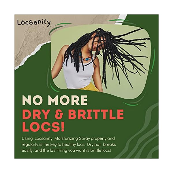 Locsanity Daily Moisturizing Refreshing Spray for Locs, Dreadlocks