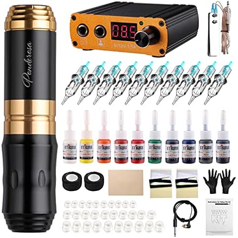 Kit de Tatuaje Completo STIGMA Rotativa Pluma Cover