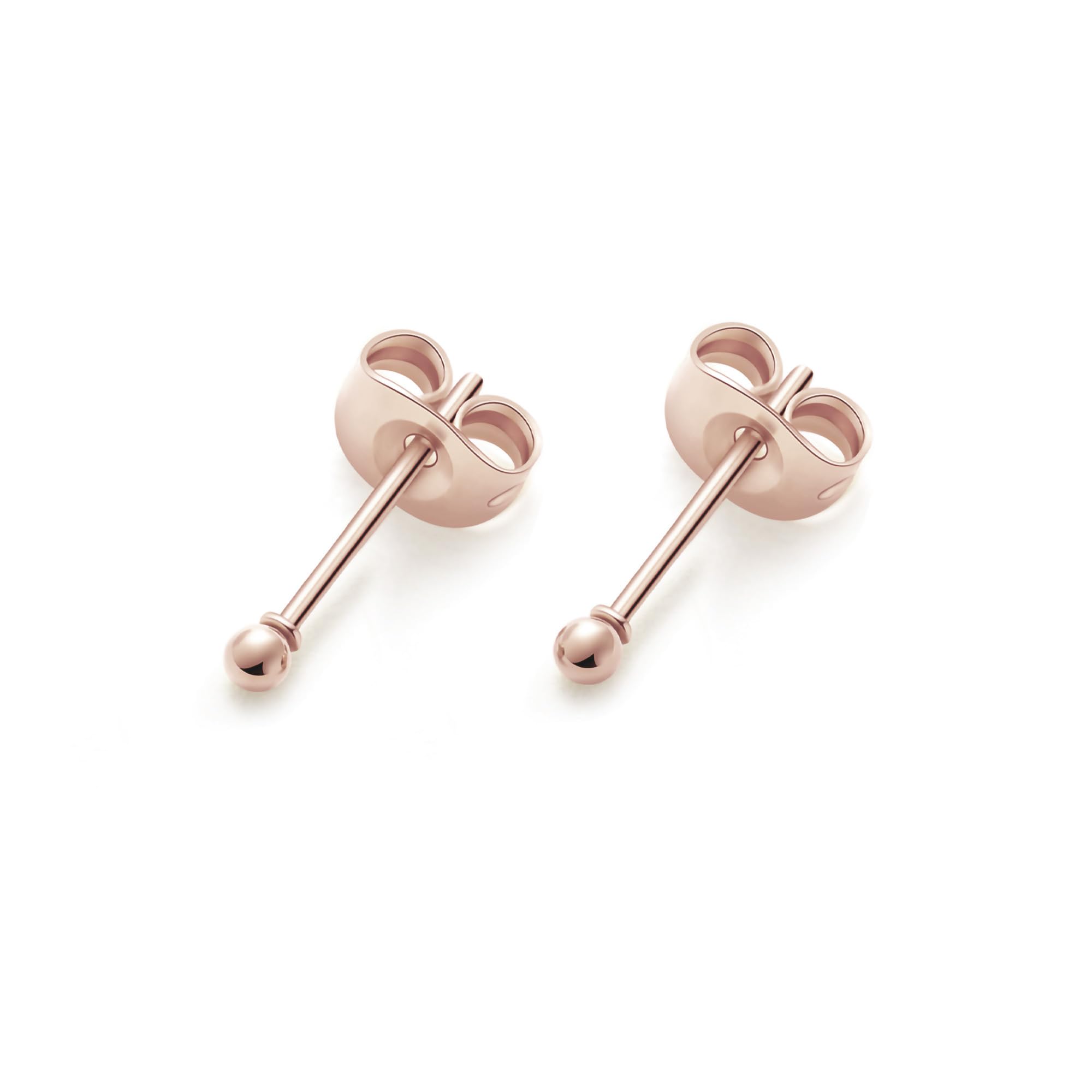 HSP サージカルステンレス ピアス 2mm ボール ピンクゴールド 1ペア 両…