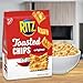 RITZ Toasted Chips Original Crackers, Party Snacks, 8.1 oz