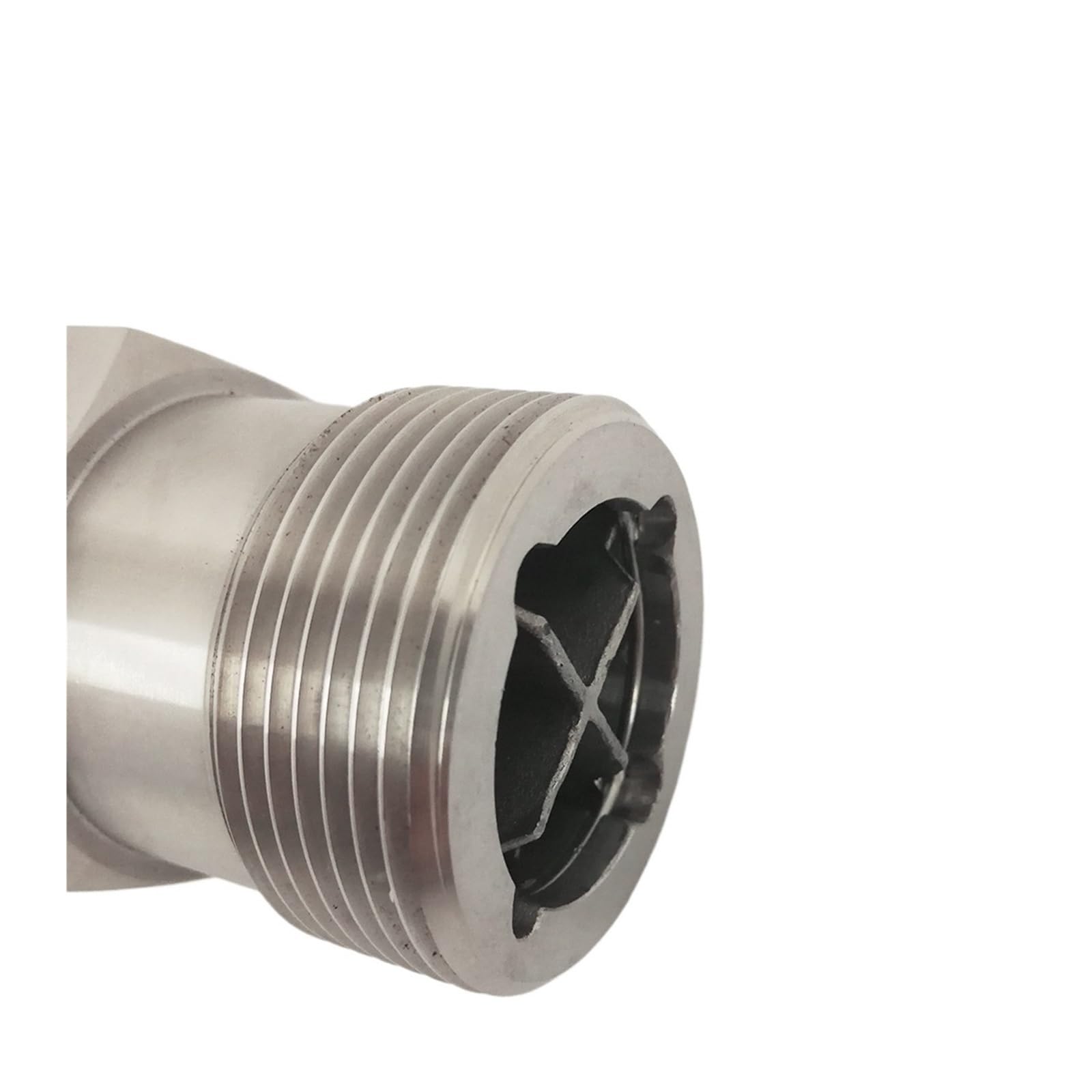 Caudalímetro de turbina de Acero Inoxidable 304/316 DN50 DN65 DN80 con conexión de Rosca Macho y Salida de pulsos de 24 VCC(DN50)
