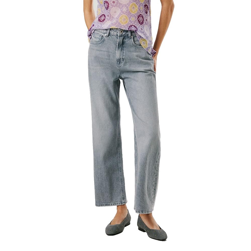 Pepe Jeans Damen Jeans Straight Jeans Uhw Lexa