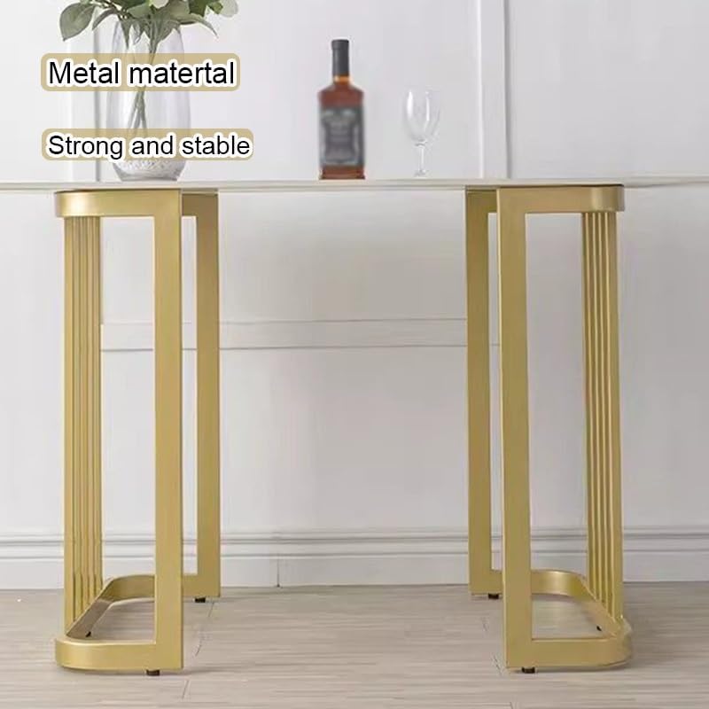 Heavy Duty Metal DeskLegs, DlY Dinning Furniture Stands, Industrial Desk Base for Dressing Table Computer Desk Dining Table, 23.6/28 Inch(Black,19.7x5.9x23.6in)