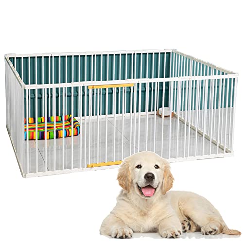 ペットサークル 犬用サークル 柵 フェンス 室内用 173x131x70cm ドア付き 犬用 猫用 扉付き ペット 折りたたみ メッシュ ケージ ペット用サークル 小動物 屋外 室内用