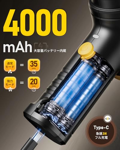 Svoko ハンディクリーナー コードレス 35000Pa LT-145 の商品画像 4