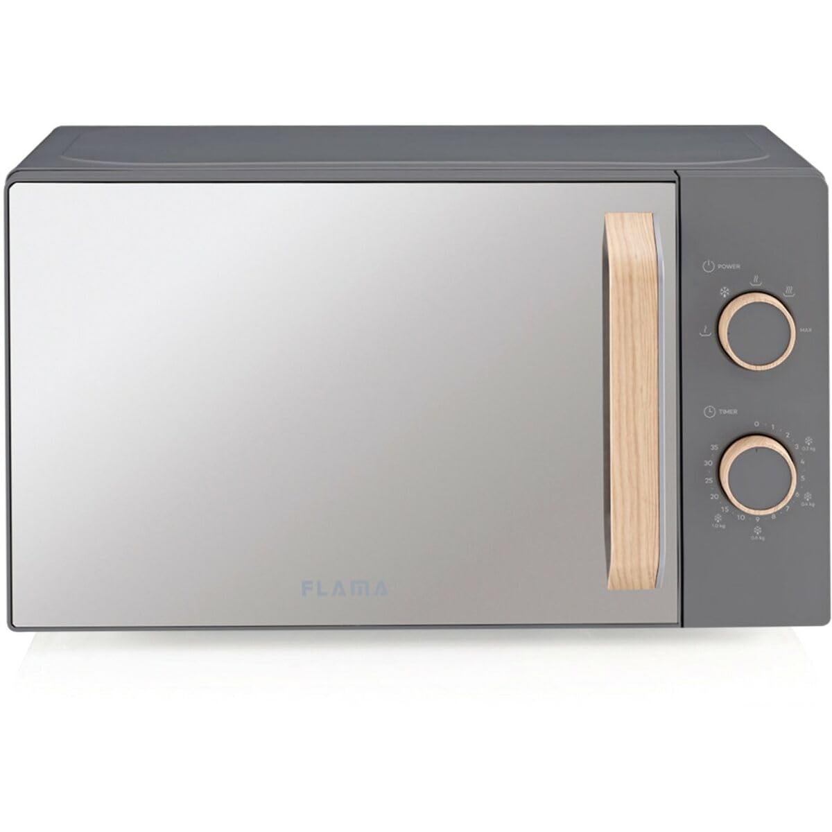 MICROONDAS FLAMA 1832FL 20L 700W S/GRILL CRISTAL/GRIS
