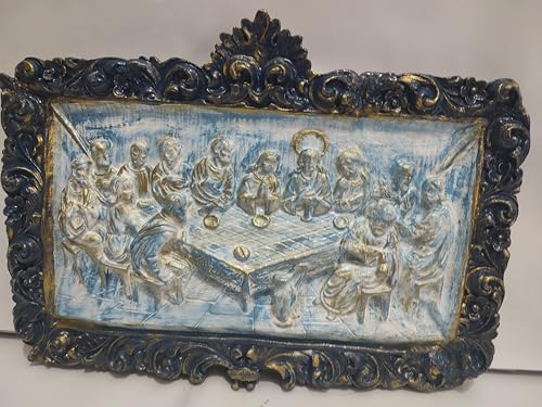 Cena da Santa Ceia em Alto Relevo para Parede ou Porta