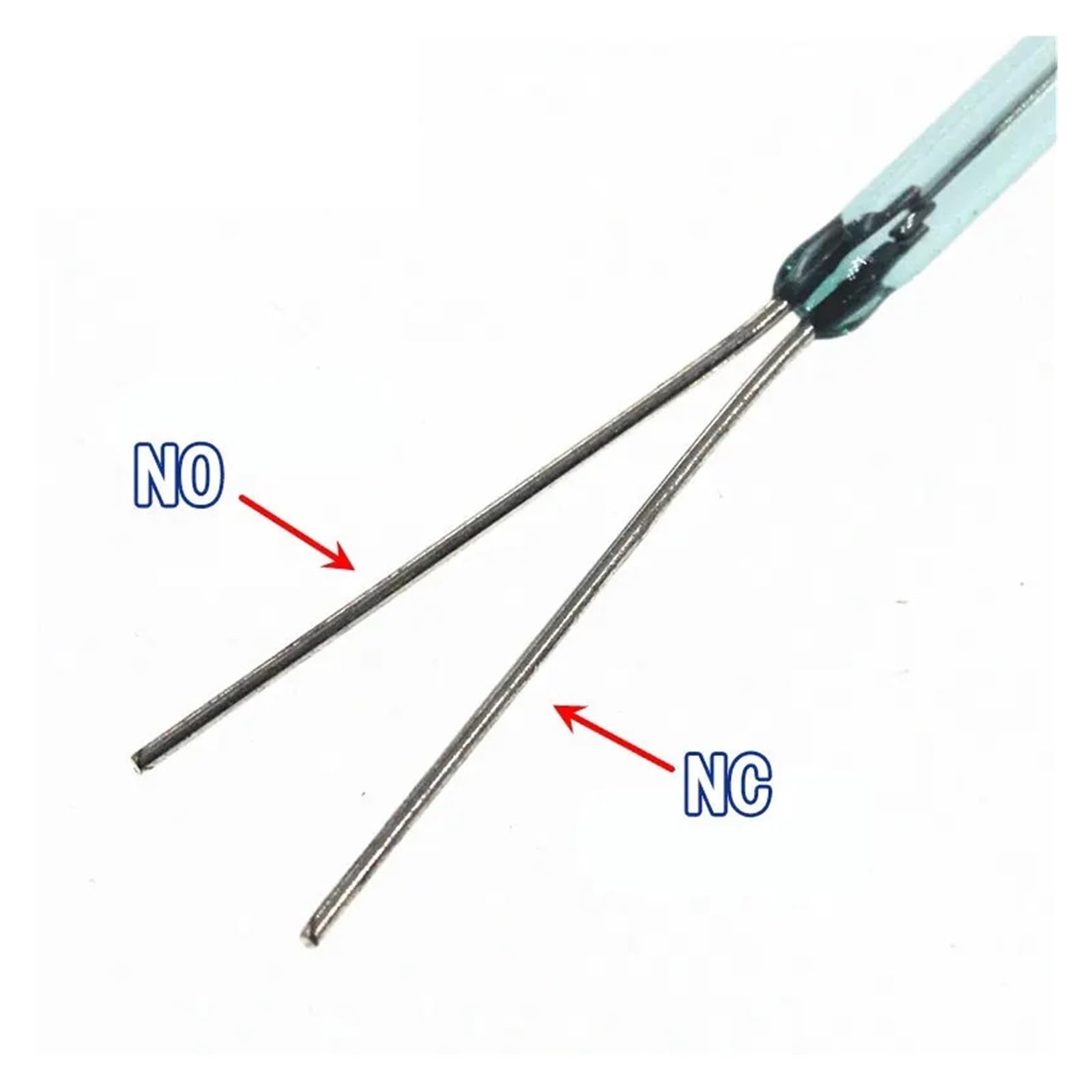 5/20/50 Stück 3-poliger Reed-Schalter 2,5 x 14 mm, normalerweise offener/normalerweise geschlossener Umwandlungs-Magnetschalter for Sensorprojekte(50 Pcs)