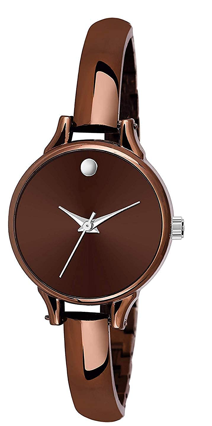 HORCHIS Casual Analog Brown Dial Womens Stainless Steel Watch-HORC_ENT_11527 (B08BG38GDY) Amazon Price History, Amazon Price Tracker