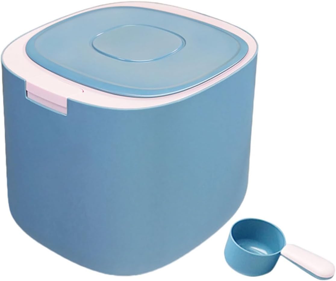 MERRYHAPY Large Capacity Pet Food Storage Bin 11l Airtight Grain Holder with Moisture-proof Seal for Dog and Cat Food Household Storage Container