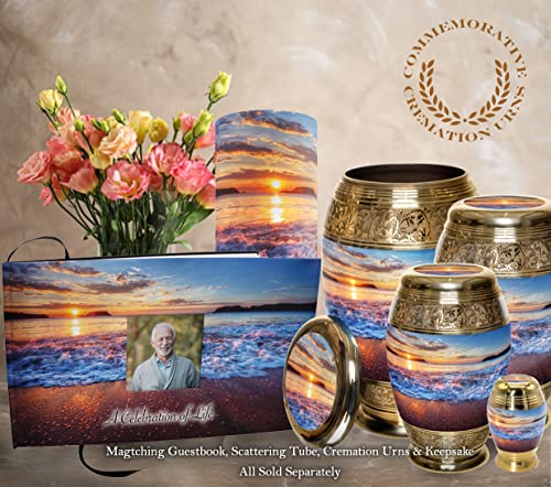 Image of Hawaiian Sunset Cremation Urns for Human Ashes Adult Male Urns for Ashes