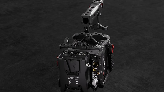 TILTA TA-T53-B-B Kit Gabbia Leggera Per Fotocamera RED KOMODO-X, Colore Nero, Con Maniglia Superiore E Laterale In Legno - 3