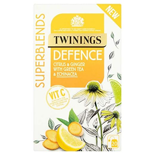 Twinings Superblends Defence Enveloped Tea Bags - 4x20