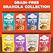 Paleonola Maple Pancake Grain Free Granola, 10 Oz Resealable Bag (Pack of 6) - Grainless Paleo Granola Blended w/Organic Maple Syrup, Almonds, Pepitas, Pecans, & Vanilla Extract - Gluten & Dairy Free