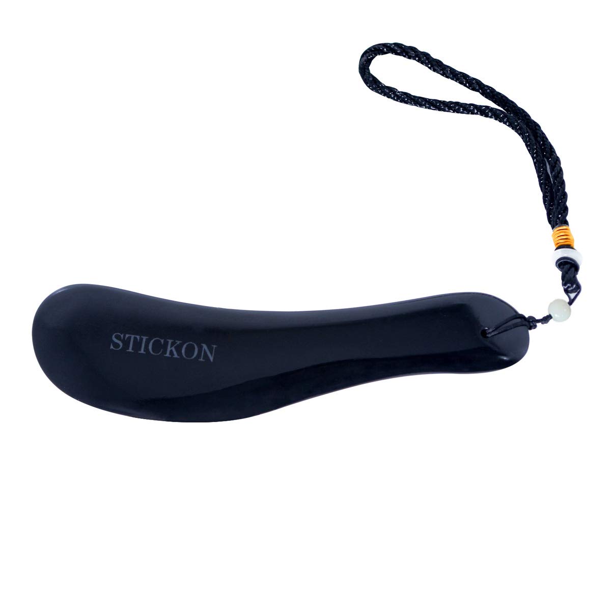 JustSun Bian Stone Gua Sha Massage Tools Scraping IASTM Tools for Soft Tissue Muscle Release Edge Bian Stone 7.2" for Neck, face, Back and Foot