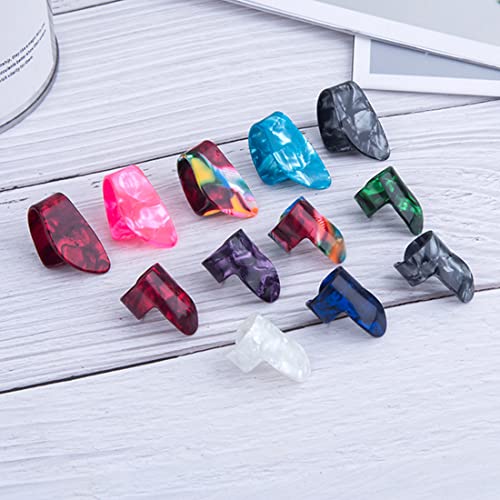 WJIAEER 12 PCS mediator guitare plectre guitare guitare pouce médiators pour guitare mediator pouce guitare pouce… - Les Beatles, Paul McCartney, John Lennon, RIngo Starr, George Harrison WJIAEER 12 PCS mediator guitare plectre guitare guitare pouce médiators pour guitare mediator pouce guitare pouce… – Image 3