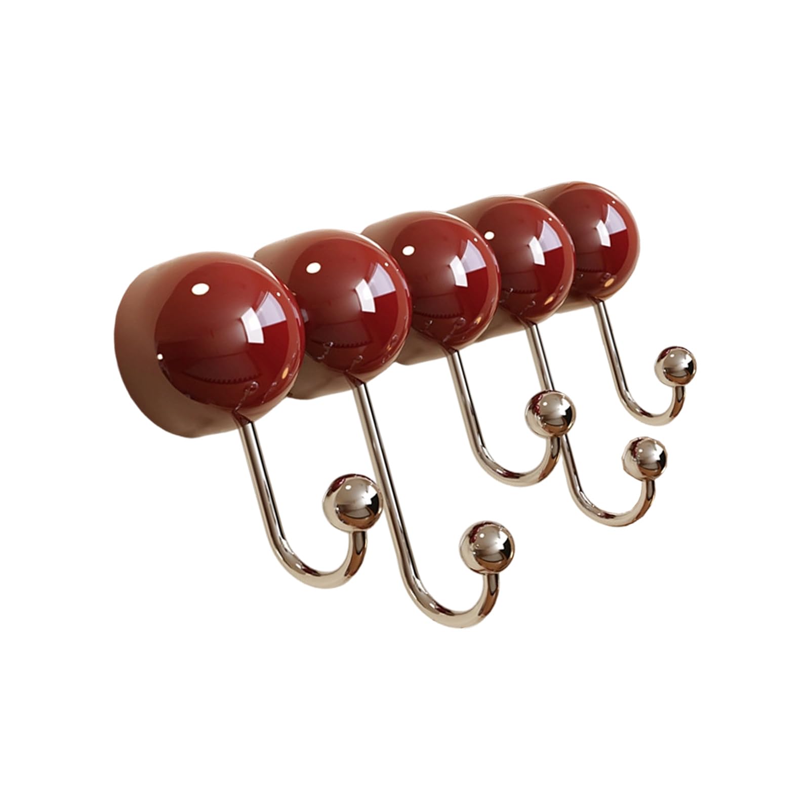Msioytog Multipurpose Silicone Suction Hook Saving Space by Mounting Vertically on Wall Without Damage to Hold Accessories Suction Cup Hook