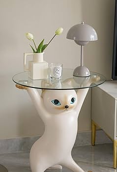 ガラストップサイドテーブル ガラストップベッドサイドテーブル　大　猫脚　剥離 51xgpsn81QL._AC_UF350,