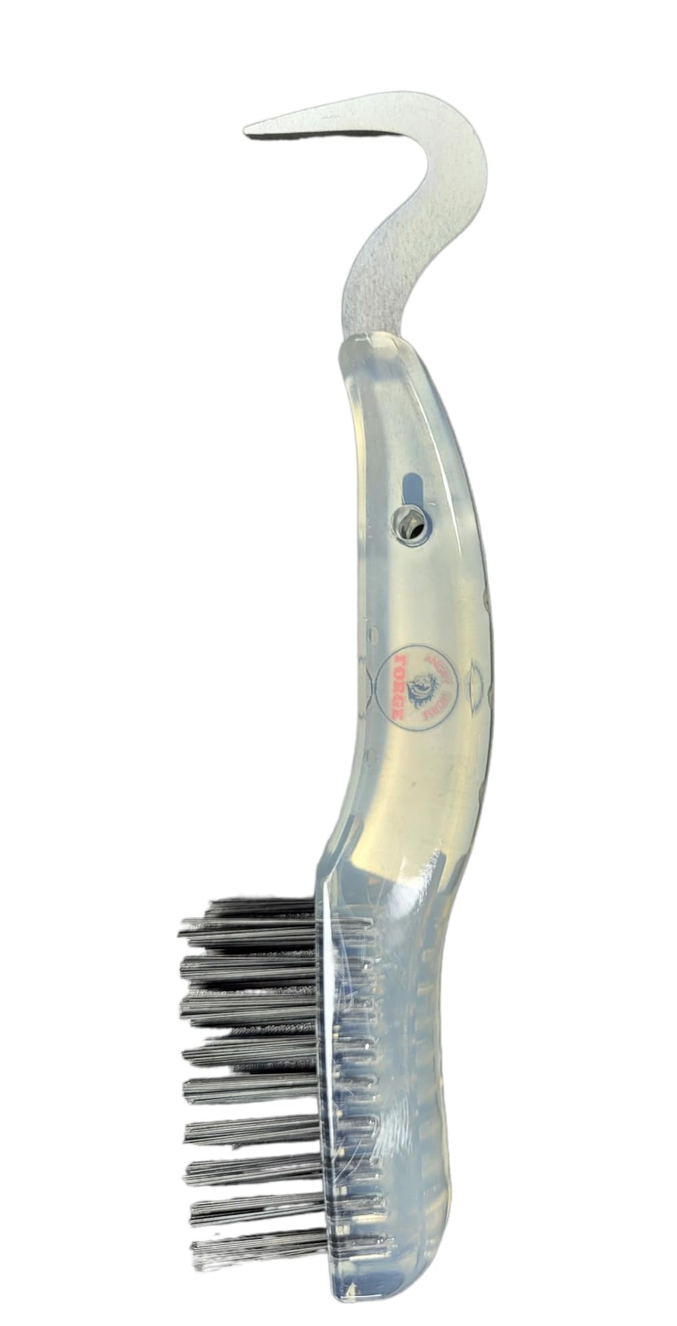 Angry Horse Easycare Hoof Pick and Wire Brush Combo, Clear - image 2