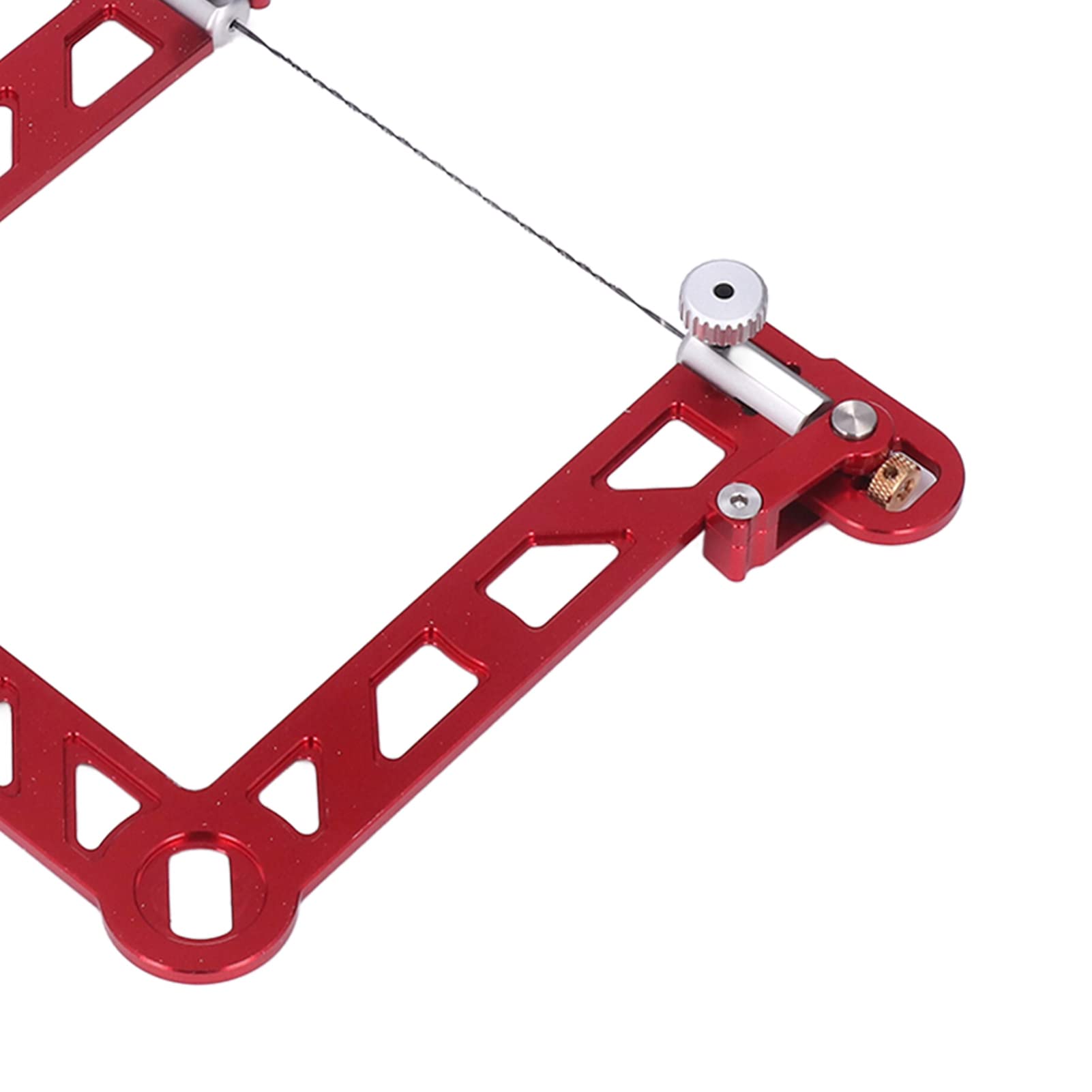 Präzisions Laubsäge 5 Zoll U-Rahmen mit Holzgriff und Schnellspann Mechanismus Alu Gehäuse für Metall Holz Modellbau