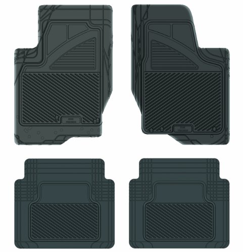 Super Brands Koolatron Pants Saver Custom Fit 4 Piece All Weather Car Mat for Select Pontiac Sunfire Models (Black)
