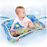 SILENCIO Baby Kids Water Play Mat Toys Inflatable Tummy Time Water Play Mat And Toddlers Perfect Fun Activity Inflatable Mat, Activity Play Center Indoor And Outdoor Water Play Mat For Baby,Blue