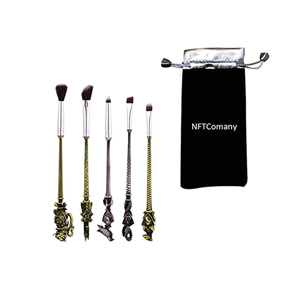 Beauty Makeup Brushes Kit 5pcs Foundation Blending Blush Eyeshadow Face Powder Brush Makeup Soft Fan Brush Foundation Brushes Make Up Tool
